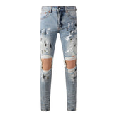 Purple Brand Jeans Pure Cotton High Street Trend #9100